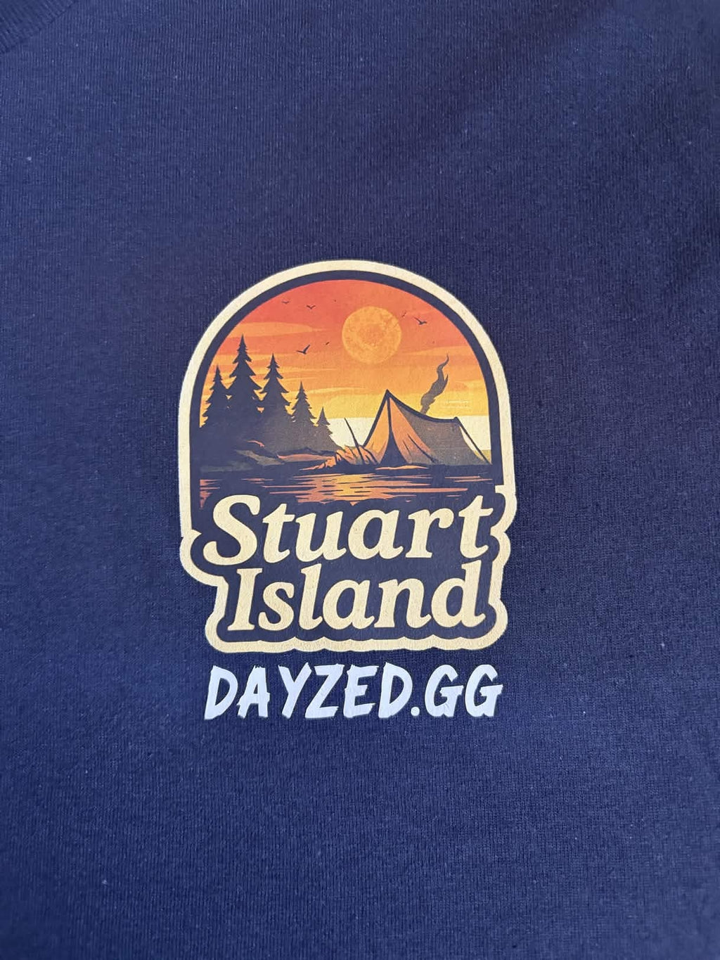Stuart Island Sticker T-Shirt