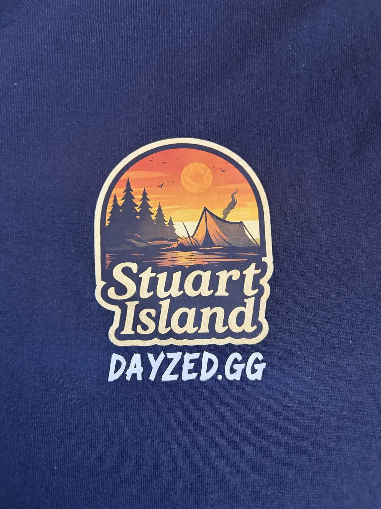 Stuart Island Sticker T-Shirt